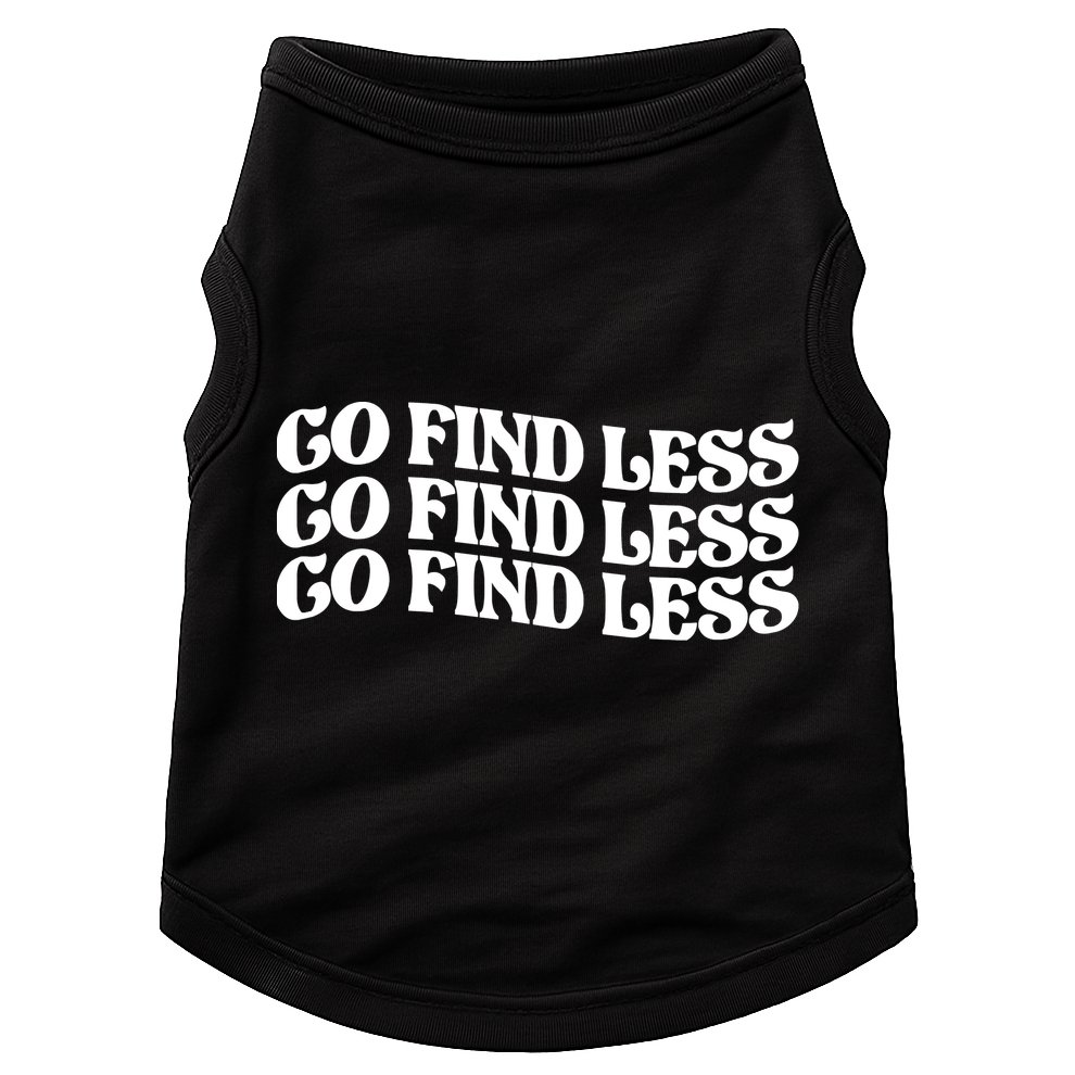 Go Find Less Doggie Tank