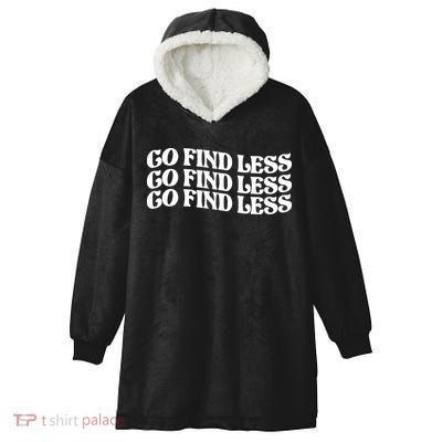 Go Find Less Hooded Wearable Blanket