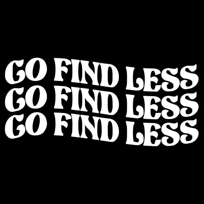Go Find Less Drawstring Bag