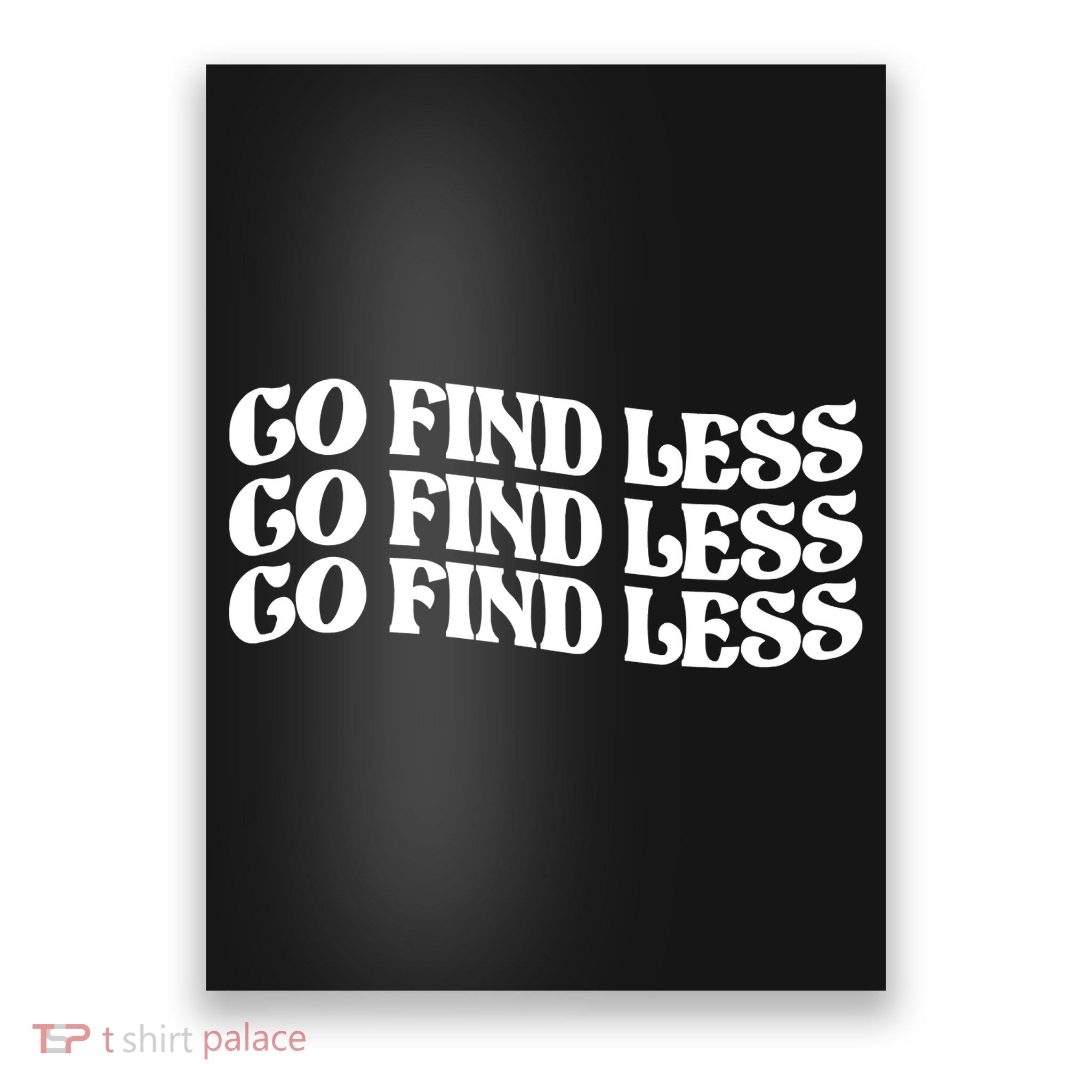 Go Find Less Poster