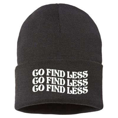 Go Find Less Sustainable Knit Beanie