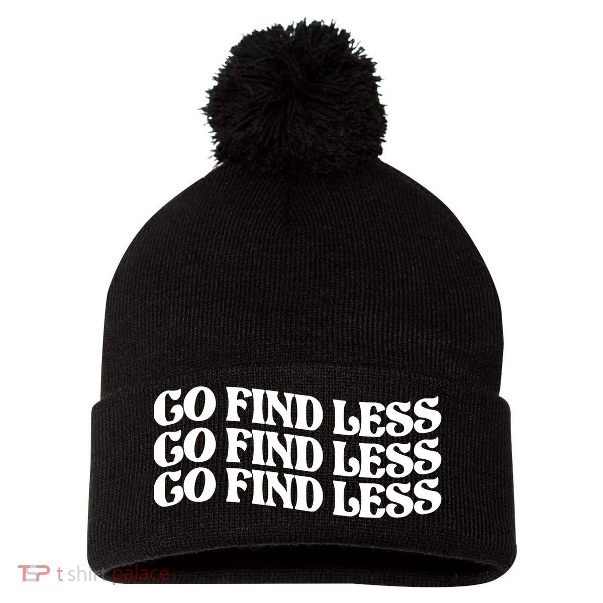 Go Find Less Pom Pom 12in Knit Beanie