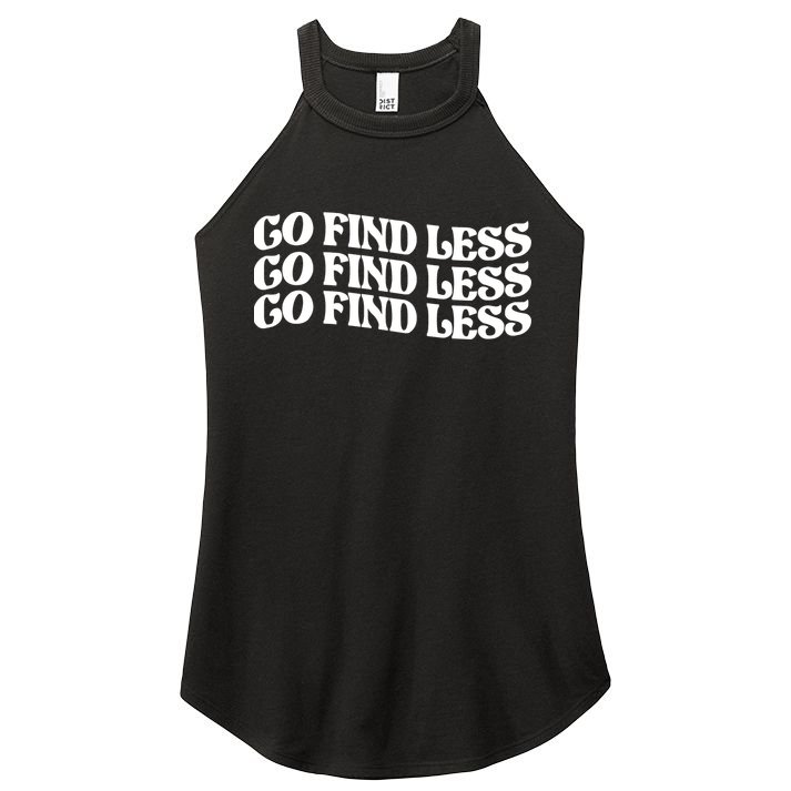 Go Find Less Women's Perfect Tri Rocker Tank