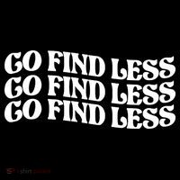 Go Find Less Zip Tote Bag