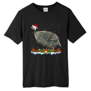 Guinea Fowl Lover Matching Santa Hat Guinea Fowl Christmas Tall Fusion ChromaSoft Performance T-Shirt