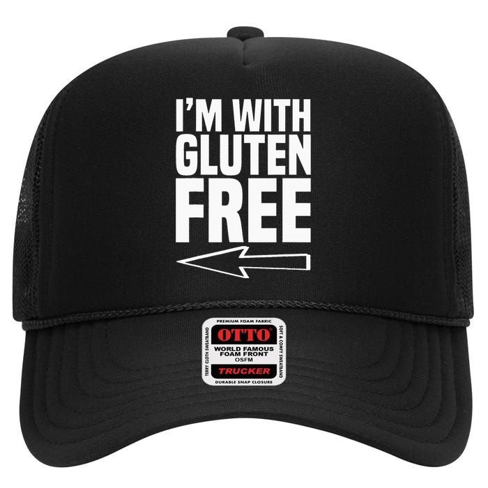 Gluten Free Lifestyle Wheat Celiac Disease Awareness High Crown Mesh Back Trucker Hat