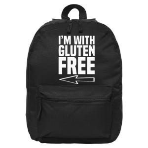 Gluten Free Lifestyle Wheat Celiac Disease Awareness 16 in Basic Backpack