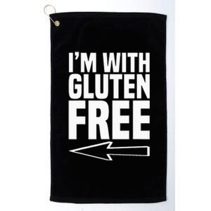 Gluten Free Lifestyle Wheat Celiac Disease Awareness Platinum Collection Golf Towel