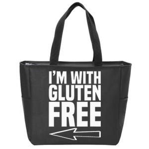 Gluten Free Lifestyle Wheat Celiac Disease Awareness Zip Tote Bag