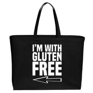 Gluten Free Lifestyle Wheat Celiac Disease Awareness Cotton Canvas Jumbo Tote