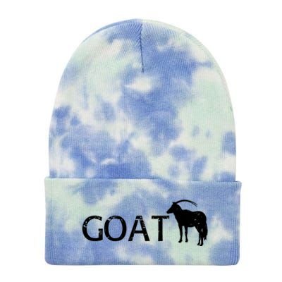 Goat Funny Logo Tie Dye 12in Knit Beanie