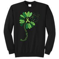 Green Flower Mental Health Awareness Sweatshirt