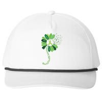 Green Flower Mental Health Awareness Snapback Five-Panel Rope Hat