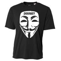 Guy Fawkes Mask Disobey Cooling Performance Crew T-Shirt