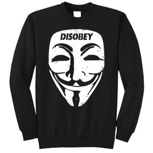 Guy Fawkes Mask Disobey Sweatshirt