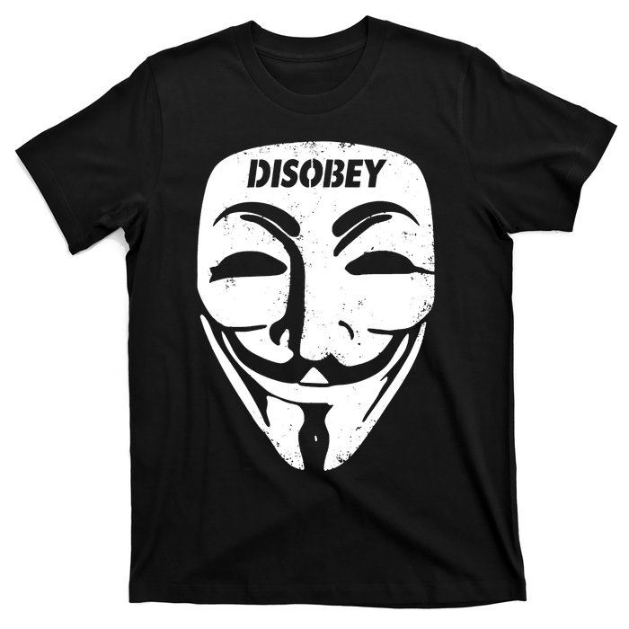 Guy Fawkes Mask Disobey T-Shirt