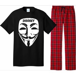 Guy Fawkes Mask Disobey Pajama Set