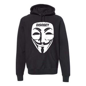 Guy Fawkes Mask Disobey Premium Hoodie