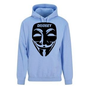 Guy Fawkes Mask Disobey Unisex Surf Hoodie