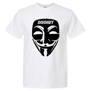 Guy Fawkes Mask Disobey Garment-Dyed Heavyweight T-Shirt