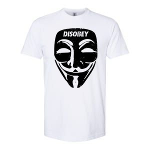 Guy Fawkes Mask Disobey Softstyle CVC T-Shirt