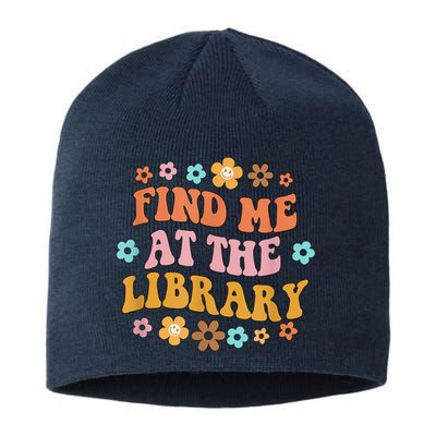 Groovy Find Me At The Library Lover Book School Librarian Sustainable Beanie