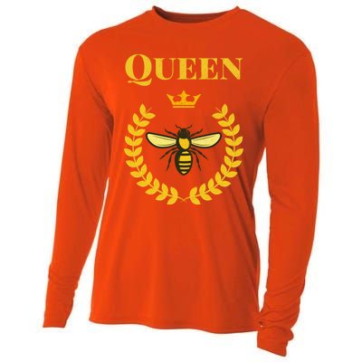 Gifts For Mom Gift Queen Bee Meaningful Gift Cooling Performance Long Sleeve Crew