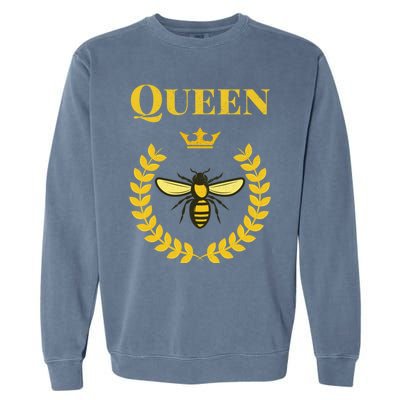 Gifts For Mom Gift Queen Bee Meaningful Gift Garment-Dyed Sweatshirt