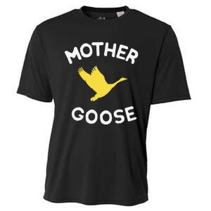 Gift For Mother Cute Funny Mother Goose Cooling Performance Crew T-Shirt