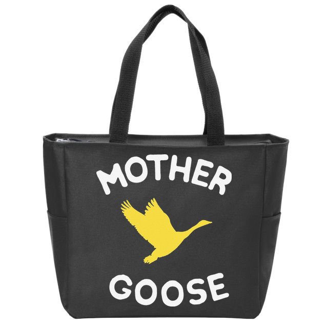 Gift For Mother Cute Funny Mother Goose Zip Tote Bag