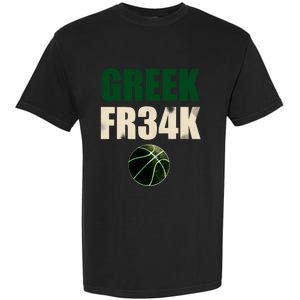 GREEK FR34K Milwaukee Wisconsin Basketball Championship Garment-Dyed Heavyweight T-Shirt