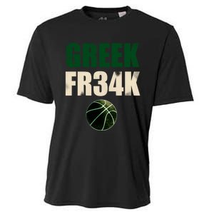 GREEK FR34K Milwaukee Wisconsin Basketball Championship Cooling Performance Crew T-Shirt