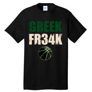 GREEK FR34K Milwaukee Wisconsin Basketball Championship Tall T-Shirt