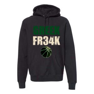 GREEK FR34K Milwaukee Wisconsin Basketball Championship Premium Hoodie