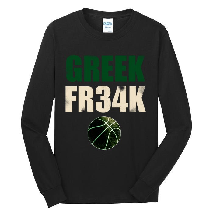 GREEK FR34K Milwaukee Wisconsin Basketball Championship Tall Long Sleeve T-Shirt