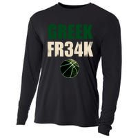 GREEK FR34K Milwaukee Wisconsin Basketball Championship Cooling Performance Long Sleeve Crew