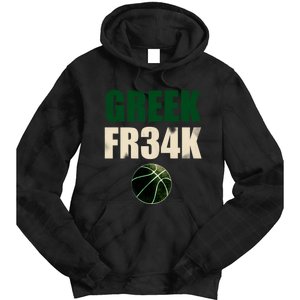 GREEK FR34K Milwaukee Wisconsin Basketball Championship Tie Dye Hoodie