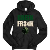 GREEK FR34K Milwaukee Wisconsin Basketball Championship Tie Dye Hoodie