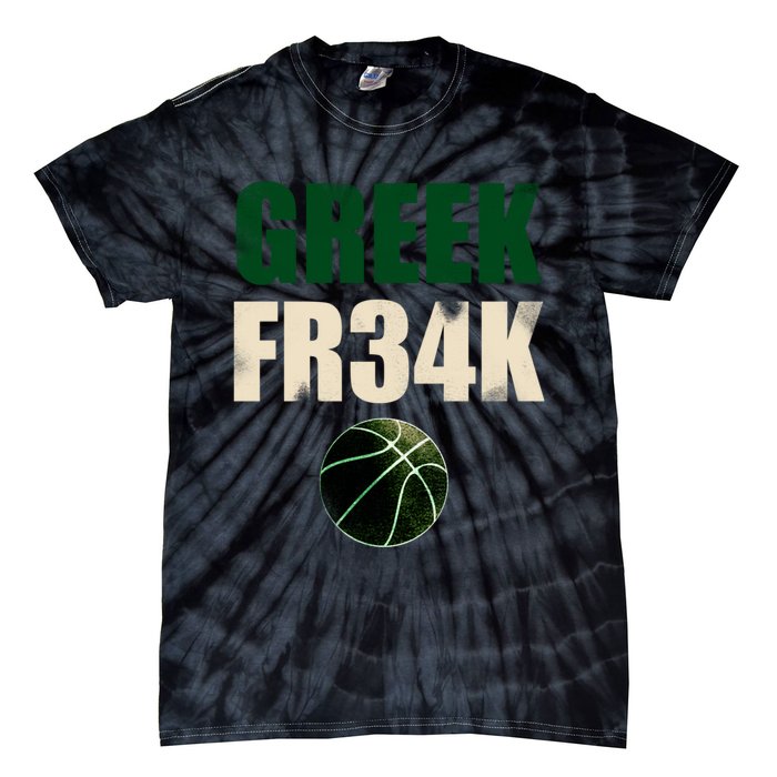 GREEK FR34K Milwaukee Wisconsin Basketball Championship Tie-Dye T-Shirt