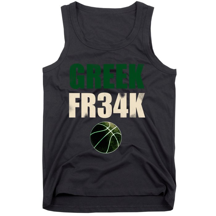 GREEK FR34K Milwaukee Wisconsin Basketball Championship Tank Top