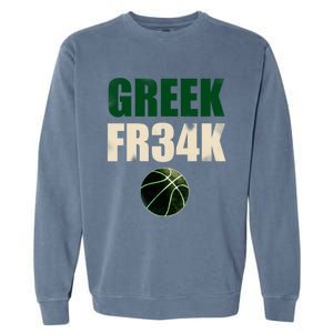 GREEK FR34K Milwaukee Wisconsin Basketball Championship Garment-Dyed Sweatshirt