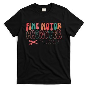 Groovy Fine Motor Promoter Occupational Therapy Ot Therapist T-Shirt