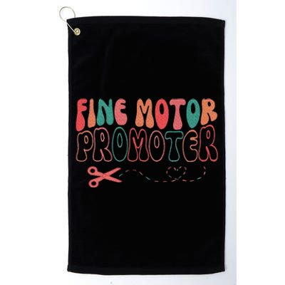 Groovy Fine Motor Promoter Occupational Therapy Ot Therapist Platinum Collection Golf Towel