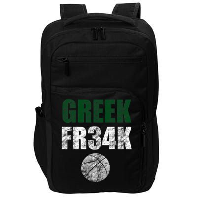 GREEK FR34K Milwaukee Wisconsin Basketball Championship Impact Tech Backpack