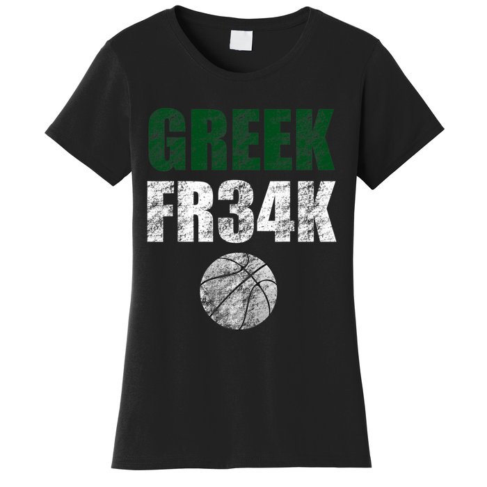 GREEK FR34K Milwaukee Wisconsin Basketball Championship Women's T-Shirt