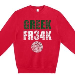 GREEK FR34K Milwaukee Wisconsin Basketball Championship Premium Crewneck Sweatshirt