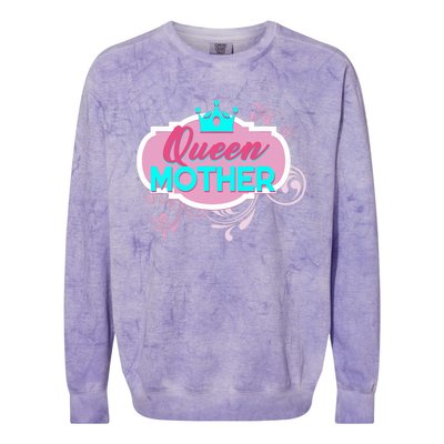 Gift For Mom Queen Mother Funny Mothers Day Mama Momma Mommy Colorblast Crewneck Sweatshirt