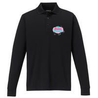 Gift For Mom Queen Mother Funny Mothers Day Mama Momma Mommy Performance Long Sleeve Polo