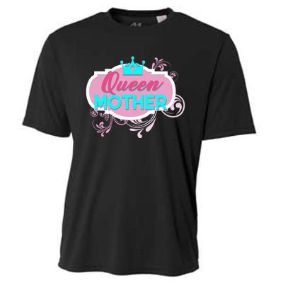 Gift For Mom Queen Mother Funny Mothers Day Mama Momma Mommy Cooling Performance Crew T-Shirt