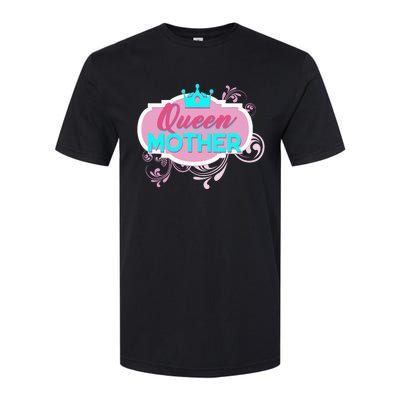 Gift For Mom Queen Mother Funny Mothers Day Mama Momma Mommy Softstyle CVC T-Shirt